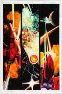 Igor Kordey - Star Trek: The Next Generation - the Gorn Crisis Story Page 40 Original Art (DC Comics, 2001)....