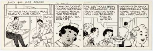 Edgar Martin | Boots and Her Buddies Daily Comic Strip Original Art dated 8-19-60 (NEA Service, Inc., 1960).... | Heritage