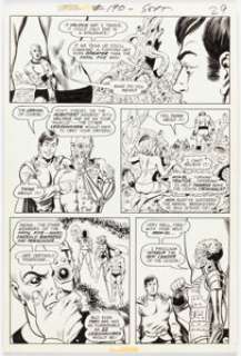 Dave Cockrum And Murphy Anderson | Superboy #190 Story Page 10 Original Art Legion of Super-Heroes (DC Comics, 1972)... | Heritage