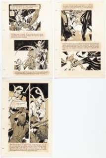 Gil Kane | Blackmark Paperback Graphic Novel Illustration Story Pages 48-50 Original Art (Bantam Books, 1971).... | Heritage