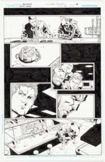 Brad Walker and Drew Hennessy - Justice League 13 Story Page 26 Original Art (DC, 2012)....