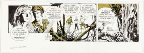 Al Williamson | Secret Agent Corrigan Daily Comic Strip Original Art dated 12-10-70 (King Features Syndicate, 1970).... | Heritage