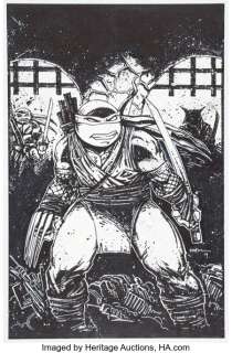 Eastman, Kevin | Kevin Eastman Teenage Mutant Ninja Turtles #100 Variant Cover Original Art (IDW, 2019).... | Heritage