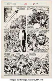 Frenz, Ron | Ron Frenz and Joe Sinnott Thor #410 Story Page 8 Original Art (Marvel, 1989).... | Heritage