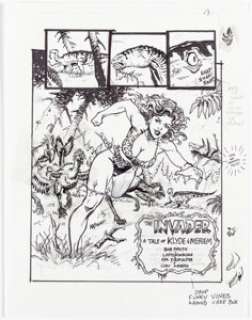 Wallace, Loston - Loston Wallace Klyde & Meriem #1 Story Page 3 Preliminary Original Art (Basement, 2001)....