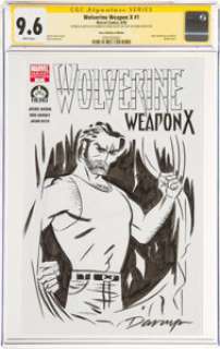 Cooke, Darwyn | Darwyn Cooke Wolverine Weapon X #1 Cover Sketch Original Art Hero Initiative Edition - Signature Series (Marvel, 2... | Heritage