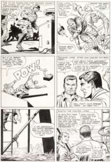 Ayers, Dick | Dick Ayers and John Tartaglione Sgt. Fury #25 Page 19 Original Art (Marvel Comics, 1965). ... | Heritage