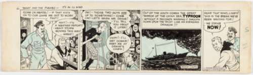 Caniff, Milton | Milton Caniff Terry and the Pirates Daily Comic Strip Original Art dated 3-2-35 (Chicago Tribune-NY News Syndicate... | Heritage