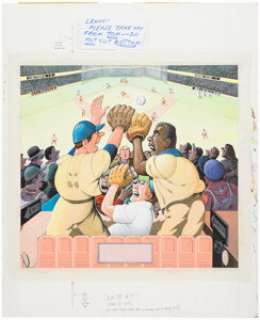 Jaffee, Al | Al Jaffee MAD #377 Inside Back Cover "Fold-In" Painting Original Art (EC, 1999)... | Heritage