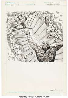 Bové, Steven - Steven Bové and Alfredo Alcala Who‘s Who Update ‘88 #3 Parliament of Trees Illustration Original Art (DC, 1988)....