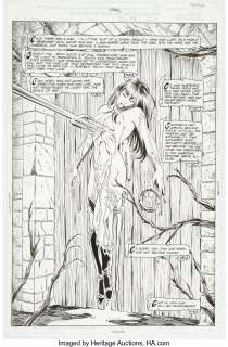 Conner, Amanda - Amanda Conner and Jimmy Palmiotti Vampirella: Death and Destruction #3 Splash Page 24 Original Art (Harris, 1996)....