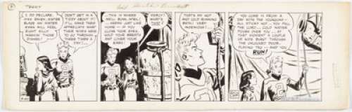 Caniff, Milton | Milton Caniff Terry and the Pirates Daily Comic Strip Original Art dated 3-20-40 (News Syndicate Company, 1940). ... | Heritage