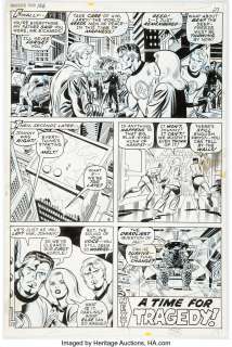 Romita Sr., John | John Romita Sr. and Joe Sinnott Fantastic Four #106 Story Page 20 Original Art (Marvel, 1971).... | Heritage