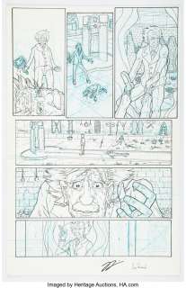Pitarra, Nick - Nick Pitarra The Manhattan Projects #4 Story Page 24 Original Art (Image, 2012)....
