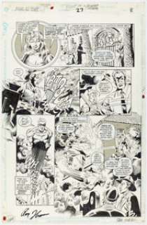 Simons, Dave - Dave Simons and Bob Downs Young All-Stars #27 Story Page 8 Original Art (DC, 1989). ...