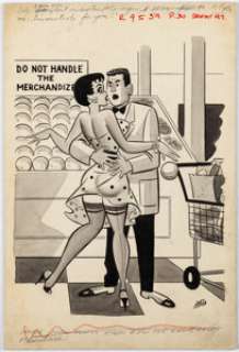 Decarlo, Dan | Dan DeCarlo Comedy January-1957 Illustration Original Art (Humorama, 1957).... | Heritage