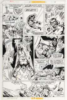 Pollard, Keith | Keith Pollard and Jim Mooney The Inhumans #11 Story Page 4 Original Art (Marvel, 1977).... | Heritage