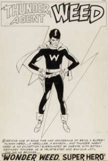 Giunta, John | John Giunta Dynamo #1 Splash Page 1 Agent Weed Original Art (Tower, 1966).... | Heritage