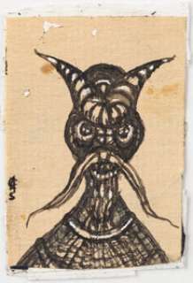 Smith, Clark Ashton | Clark Ashton Smith - Alien Portraiture Sketch Original Art (c. 1930-40s). ... | Heritage