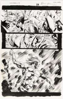 Hitch, Bryan | Bryan Hitch and Paul Neary Ultimates 2 #13 Story Page 9 Original Art (Marvel, 2007).... | Heritage
