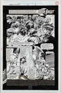 Kwapisz, Gary - Gary Kwapisz and Tom Palmer Marc Spector: Moon Knight #42 Story Page 1 (Marvel, 1992)....