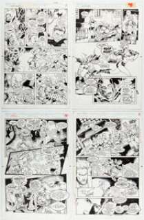 Krantz, Kelly - Kelly Krantz, John Lowe, and Frank Percy Sleepwalker Story Pages Original Art Group of 4 (Marvel, 1992-1993).... (Total: 4 Original Art)