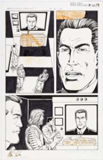 Randall, Ron - Ron Randall, Mike Leeke, and others - Various Story Page Original Art Group of 4 (1989-1993)....