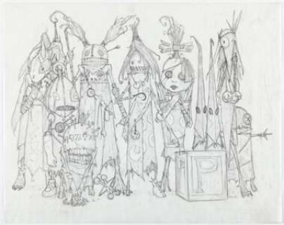 Brom, Gerald - Gerald Brom - Fantasy Illustration Preliminary Original Art Group of 2 (undated).... (Total: 2 Items)