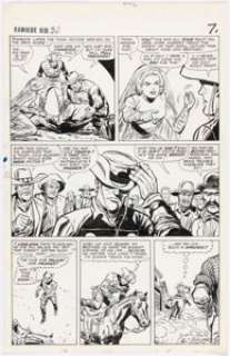 Lieber, Larry | Larry Lieber and Carl Hubbell Rawhide Kid #50 Story Page 6 Original Art (Marvel, 1966).... | Heritage