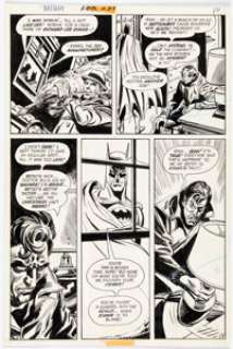 Novick, Irv | Irv Novick and Dick Giordano Batman #239 Story Page 8 Original Art (DC, 1972).... | Heritage