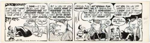 Walt Kelly | Pogo Daily Comic Strip Original Art dated 10-26-56 (The Hall Syndicate, Inc., 1960). ... | Heritage