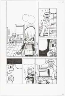 Bryan Lee O’Malley | Scott Pilgrim #5 - Scott Pilgrim vs. The Universe Story Page 27 Original Art (Oni P... | Heritage