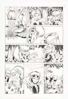 Paul Bonanno and Charles Barnett III - Elfquest: New Blood #6 Story Page 18 Original Art (WARP Graphics, 1993).