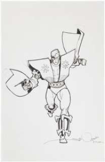 Walt Simonson - Manhunter Illustration Original Art (2004). |  | Heritage
