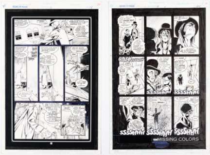 Gary Amaro and Peter Gross - The Books of Magic #11 Story Pages 18 & 24 Original Art (DC/Vertigo, 1995). (Total: 2 Original Art)