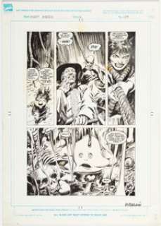 Dan Lawlis and Ricardo Villagran - Clive Barker‘s Night Breed #16 Story Page 17 Original Art (Marvel, 1992).