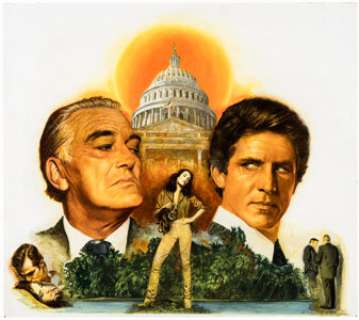 Ron Lesser - Political Drama Painting Original Art (undated). | Heritage