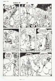 Sergio Aragonés | Groo the Wanderer #15 Story Page 11 Original Art (Marvel, 1986). | Heritage
