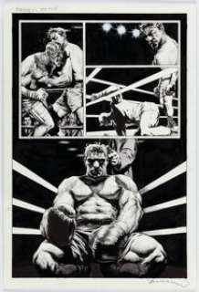 Lee Bermejo Daredevil #100 Story Page 28 Original Art (Marvel, 2007).