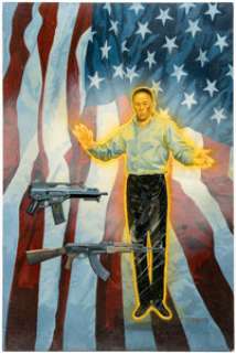 Larry Elmore The Second Coming Paperback Cover Painting Original Art (Baen Books, 2004).