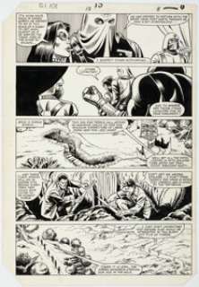 Mike Vosburg and Jon D‘Agostino G.I. Joe, A Real American Hero #13 Story Page 8 Original Art (Marvel, 1983).