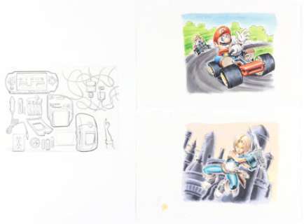 Roger Andrews Nintendo and Playstation Video Game Production Illustration Original Art Group of 3 (undated). (Total: 3 Original Art)