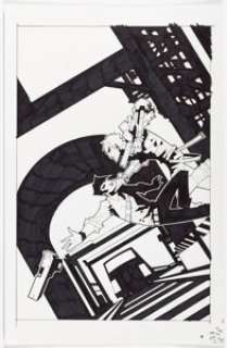 Kristian Donaldson Forsaken #3 Cover Original Art (Image, 2004).