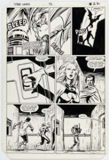 Ron Frenz and Tom Palmer Star Wars #72 Story Page 16 Original Art (Marvel, 1983).