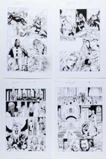 Di Amorim Brian Pulido‘s Medieval Lady Death: War of the Winds #6 Story Pages Original Art Group of 6 (Avatar Press, 2007). (Total: 6 Original Art)