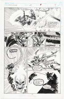 Mark Bagley and Tom Palmer Marc Spector: Moon Knight #25 Story Page 7 Original Art (Marvel, 1991). | Heritage