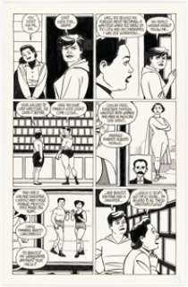 Jaime Hernandez Whoa, Nellie! #2 Maggie and Vicki Glori Story Page 10 Original Art (Fantagraphics, 1996). | Heritage