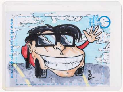 Cat Staggs and others - Trading Card Sketch Illustrations Original Art and Signed Card Group of 5 (c. 2007). (Total: 5 Original Art)