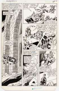 Gil Kane and Danny Bulanadi Micronauts #41 Story Page 12 Original Art (Marvel, 1982). (Total: 2 Items) | Heritage