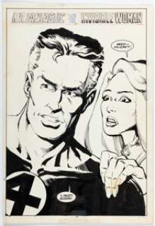 Mike Harris Marvel Comics Presents #13 Splash Page 1 Original Art (Marvel, 1989). (Total: 2 Items)